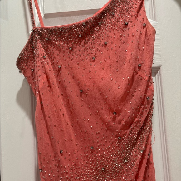 Vintage Tiffany Designs formal gown. Beaded, chiffon. - Picture 2 of 4